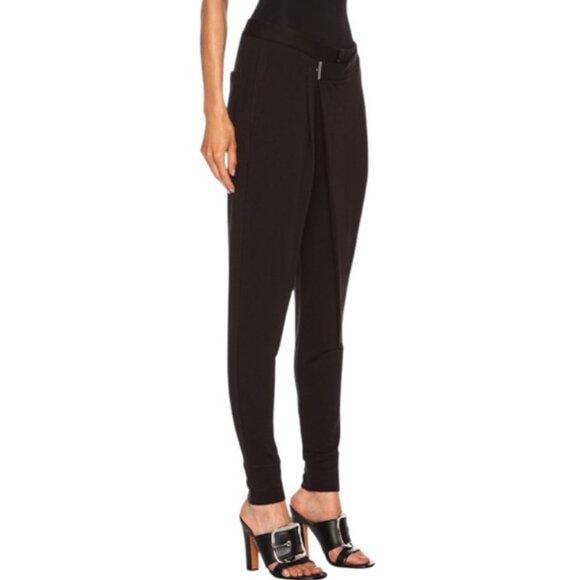 Helmut Lang black wrap origami-inspired pants size P - Picture 2 of 8